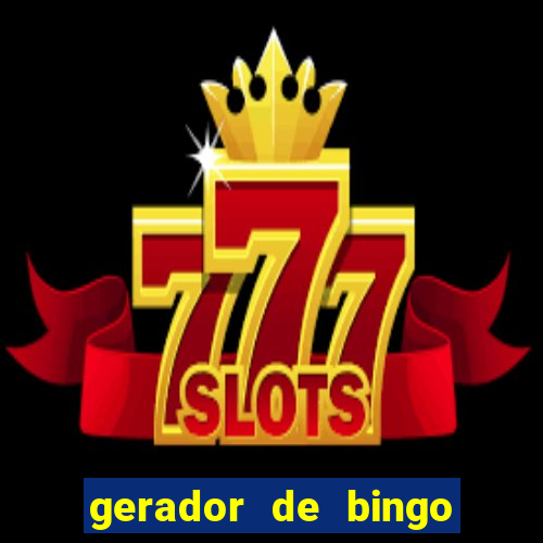 gerador de bingo de palavras
