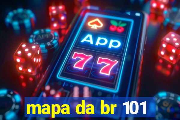 mapa da br 101