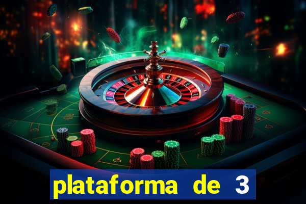 plataforma de 3 reais jogo