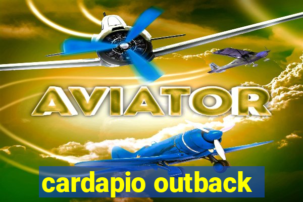 cardapio outback