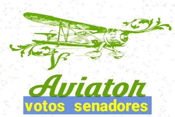 votos senadores impeachment moraes