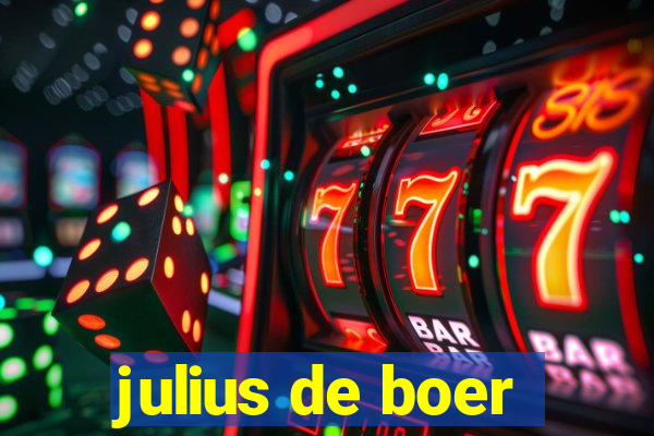 julius de boer
