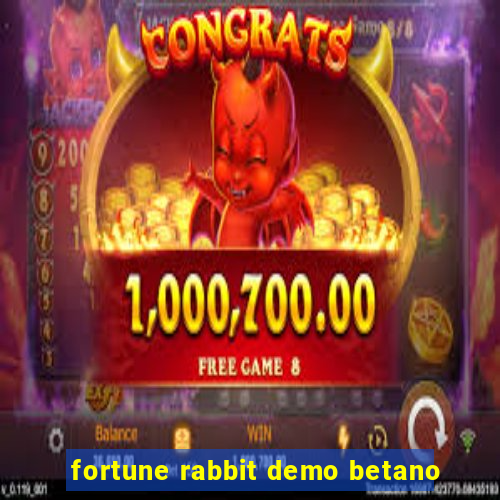 fortune rabbit demo betano