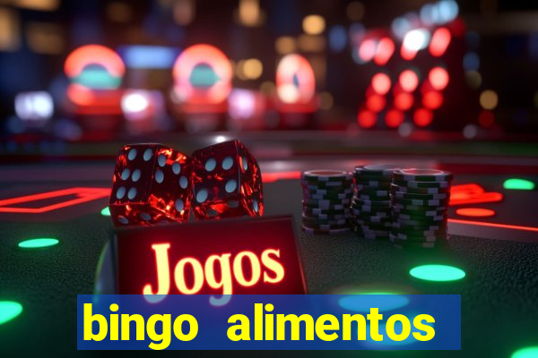 bingo alimentos para imprimir