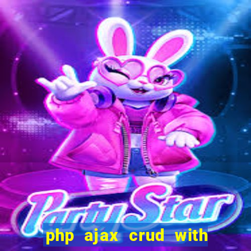 php ajax crud with datatables and bootstrap modals