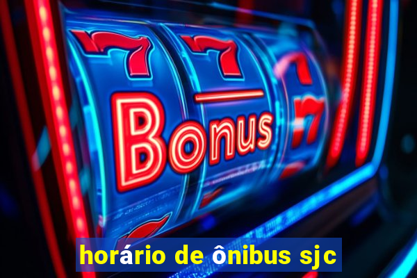 horário de ônibus sjc
