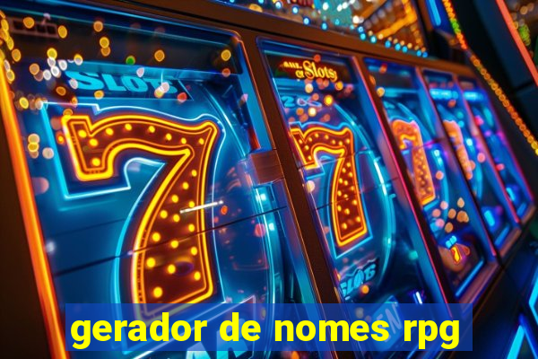 gerador de nomes rpg