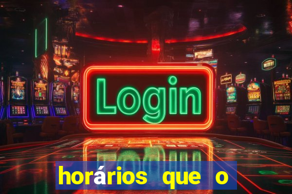 horários que o fortune dragon paga
