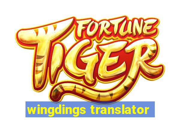wingdings translator