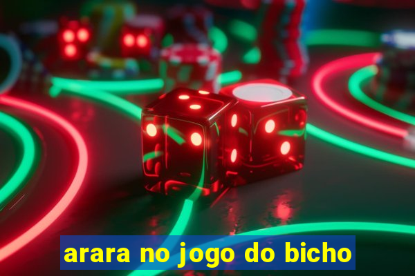 arara no jogo do bicho