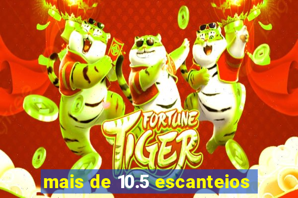 mais de 10.5 escanteios