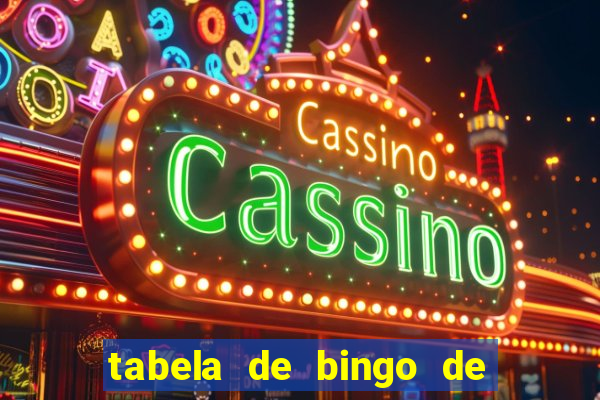 tabela de bingo de 1 a 100
