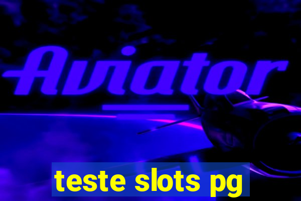 teste slots pg