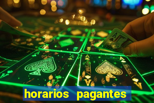 horarios pagantes do coelho