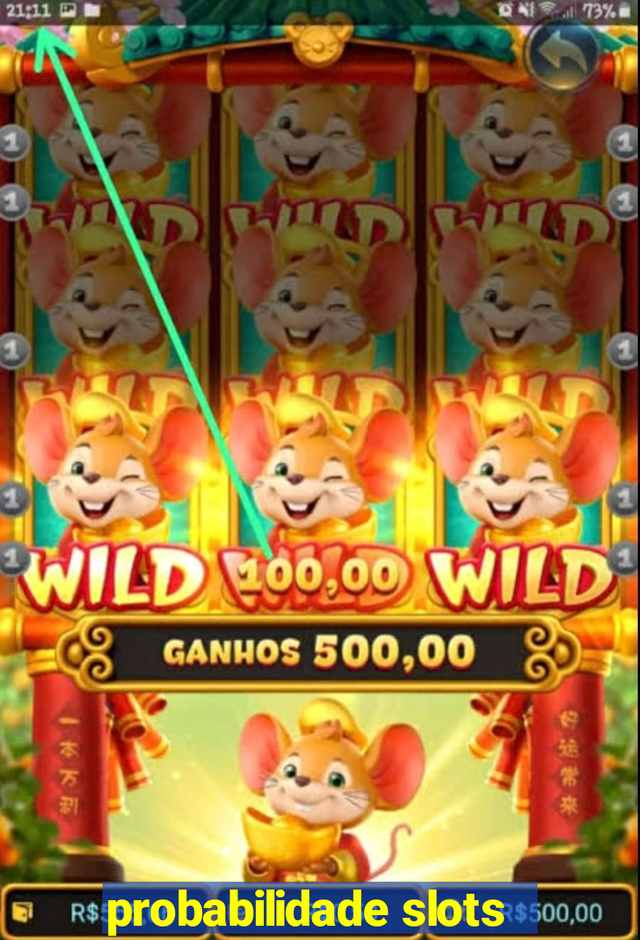 probabilidade slots