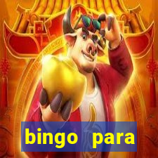 bingo para despedida de solteira para imprimir