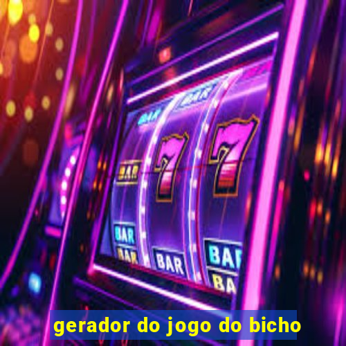 gerador do jogo do bicho
