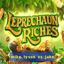 mike tyson vs jake paul assistir online