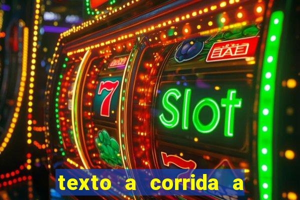 texto a corrida a lagarta lili