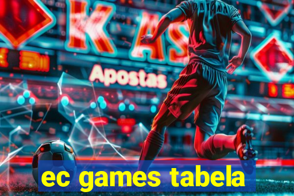 ec games tabela