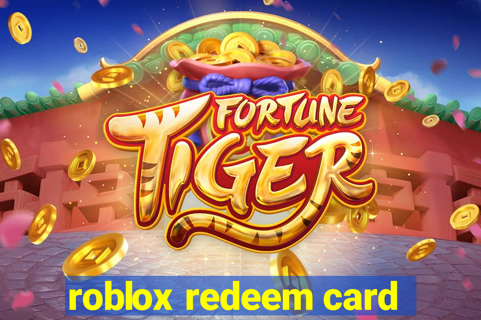 roblox redeem card
