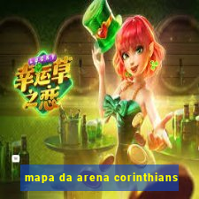 mapa da arena corinthians