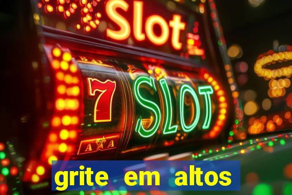 grite em altos brados, disse aquele que lutou contra o caos com caos