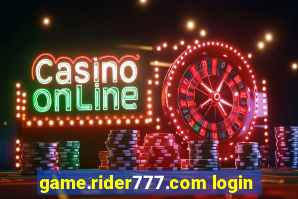 game.rider777.com login