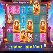 radar lotofácil com br