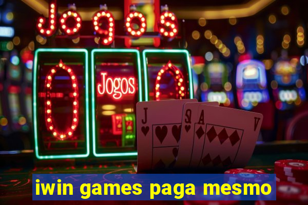 iwin games paga mesmo