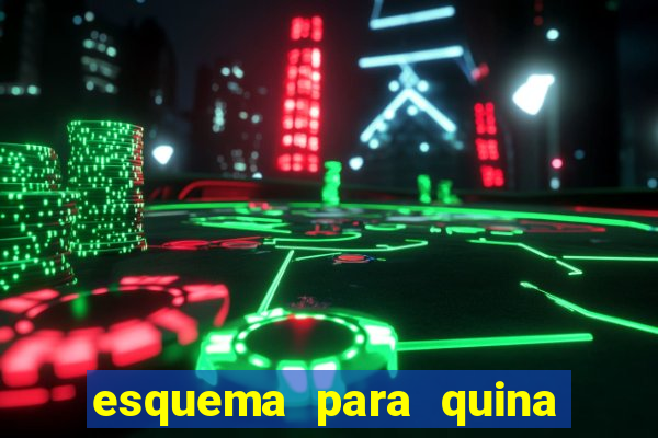 esquema para quina com 20 dezenas