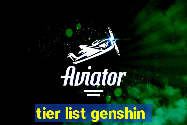 tier list genshin