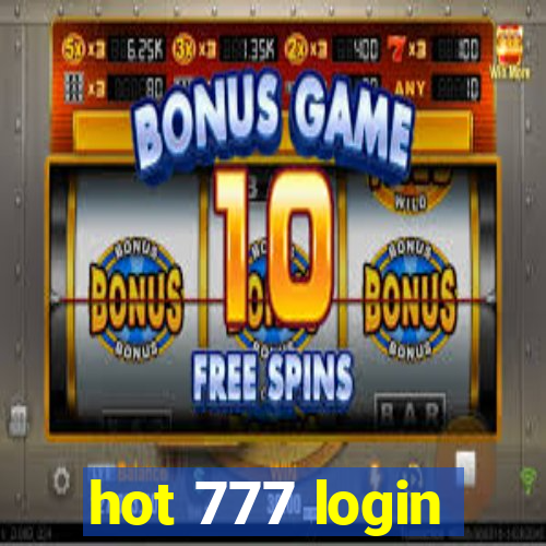 hot 777 login
