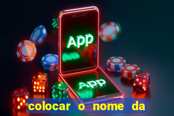 colocar o nome da pessoa no congelador