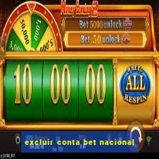 excluir conta bet nacional