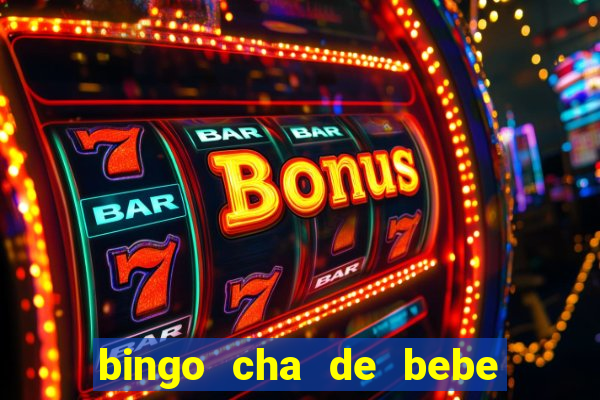 bingo cha de bebe cartelas para imprimir