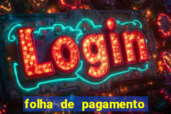 folha de pagamento para preencher word