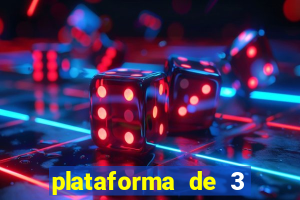 plataforma de 3 reais jogo