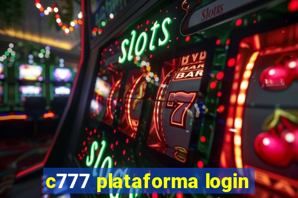 c777 plataforma login