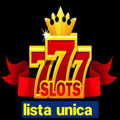 lista unica