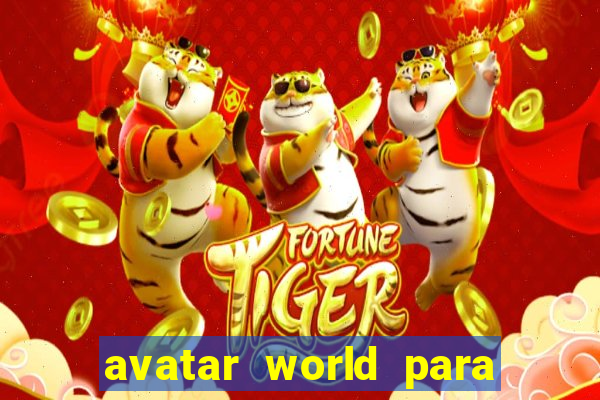 avatar world para colorir e imprimir
