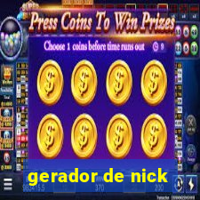 gerador de nick