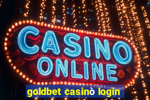 goldbet casinò login
