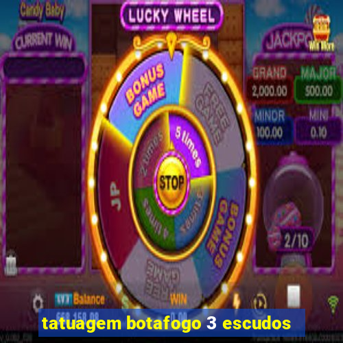 tatuagem botafogo 3 escudos