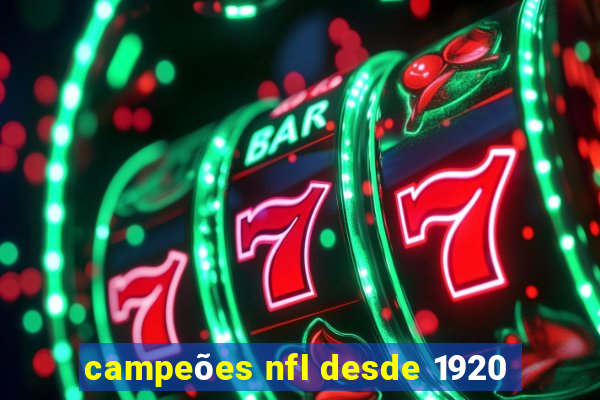 campeões nfl desde 1920
