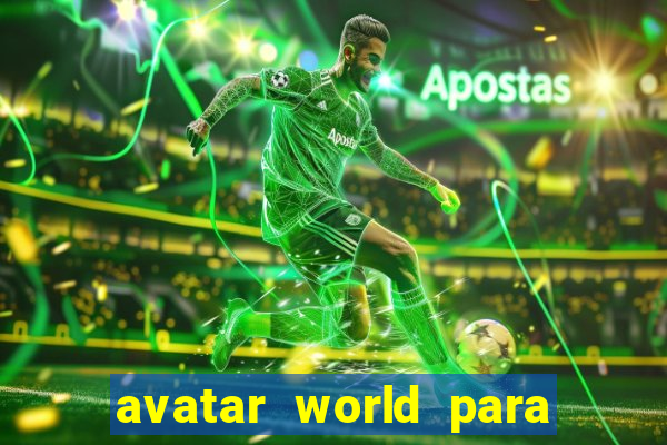 avatar world para imprimir e colorir