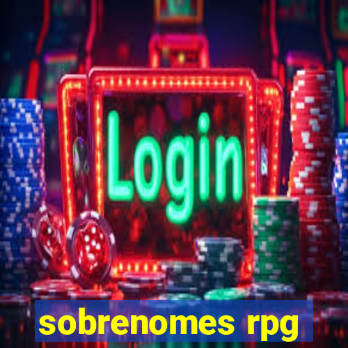 sobrenomes rpg