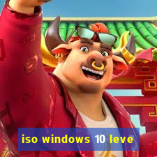 iso windows 10 leve