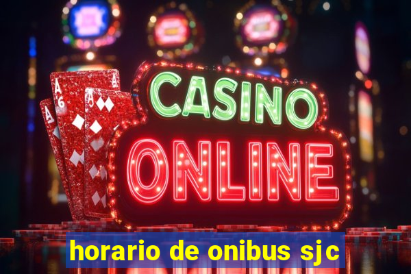horario de onibus sjc