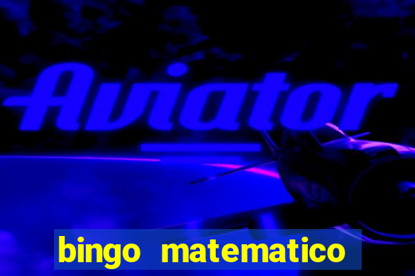bingo matematico para ensino medio